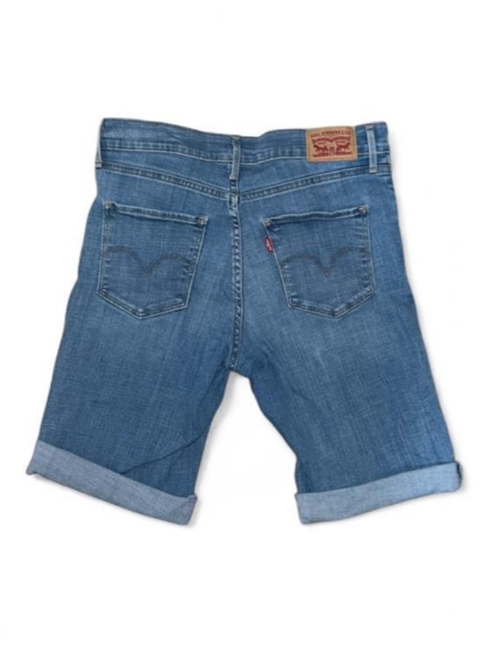 Levi's Women’s Light Washed Summer Casual Denim Bermuda Shorts Size 28 Waist - Picture 2 of 5